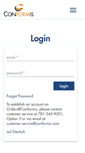 Mobile Screenshot of orders.conformis.com